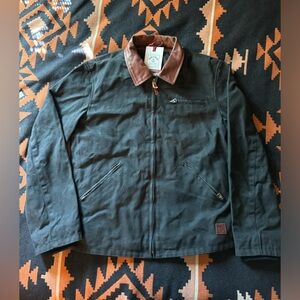 Iron & resin waxed jacket